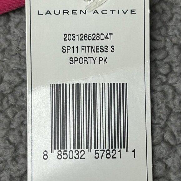 Lauren Ralph Lauren Jacket Womens Large Pink Crest Windbreaker Sporty Activewear - Picture 10 of 16